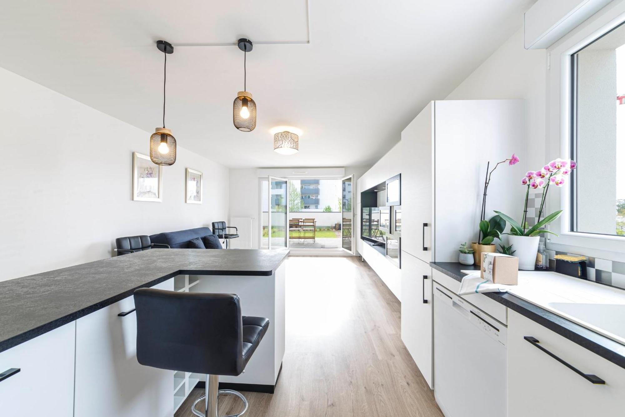 Ferienwohnung T2 Terrasse -Terra Botanica Et Aquavita Angers Exterior foto